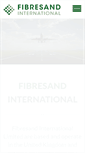 Mobile Screenshot of fibresand.com